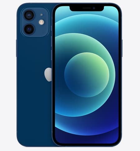 iPhone 12 azul.