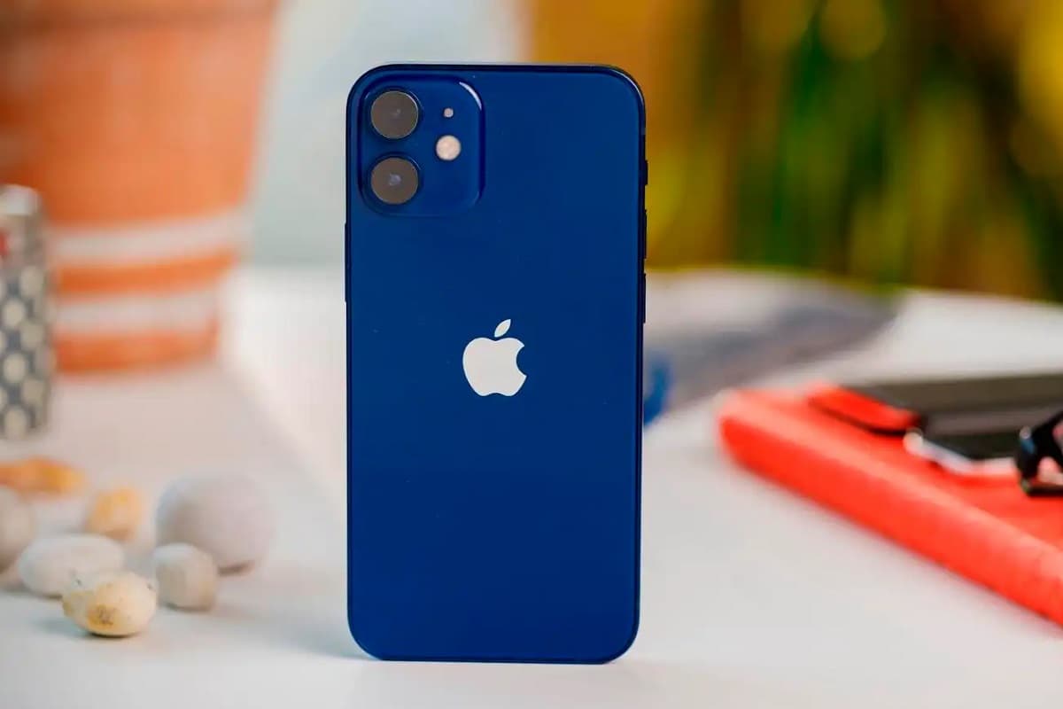 Traseira iPhone 12 Mini azul