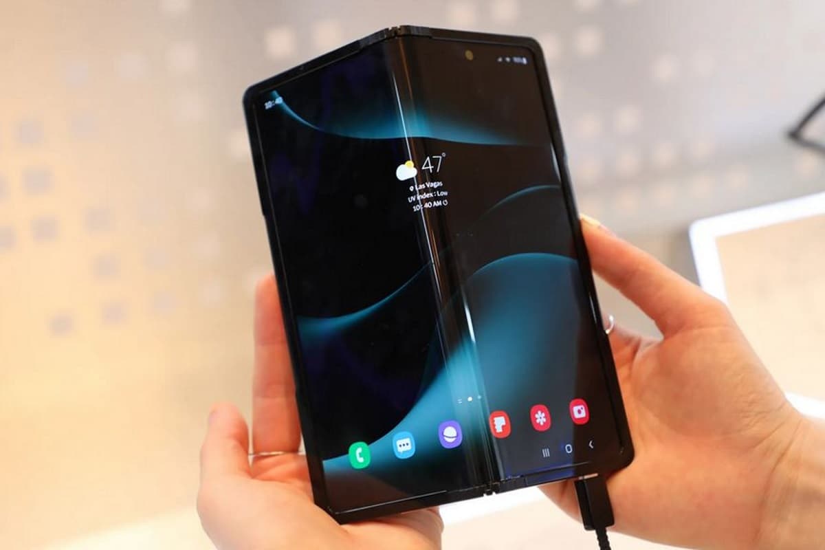 Nova tela flexível da Samsung
