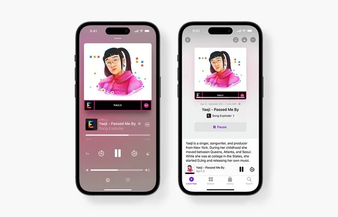 design ios 17 apple podcast