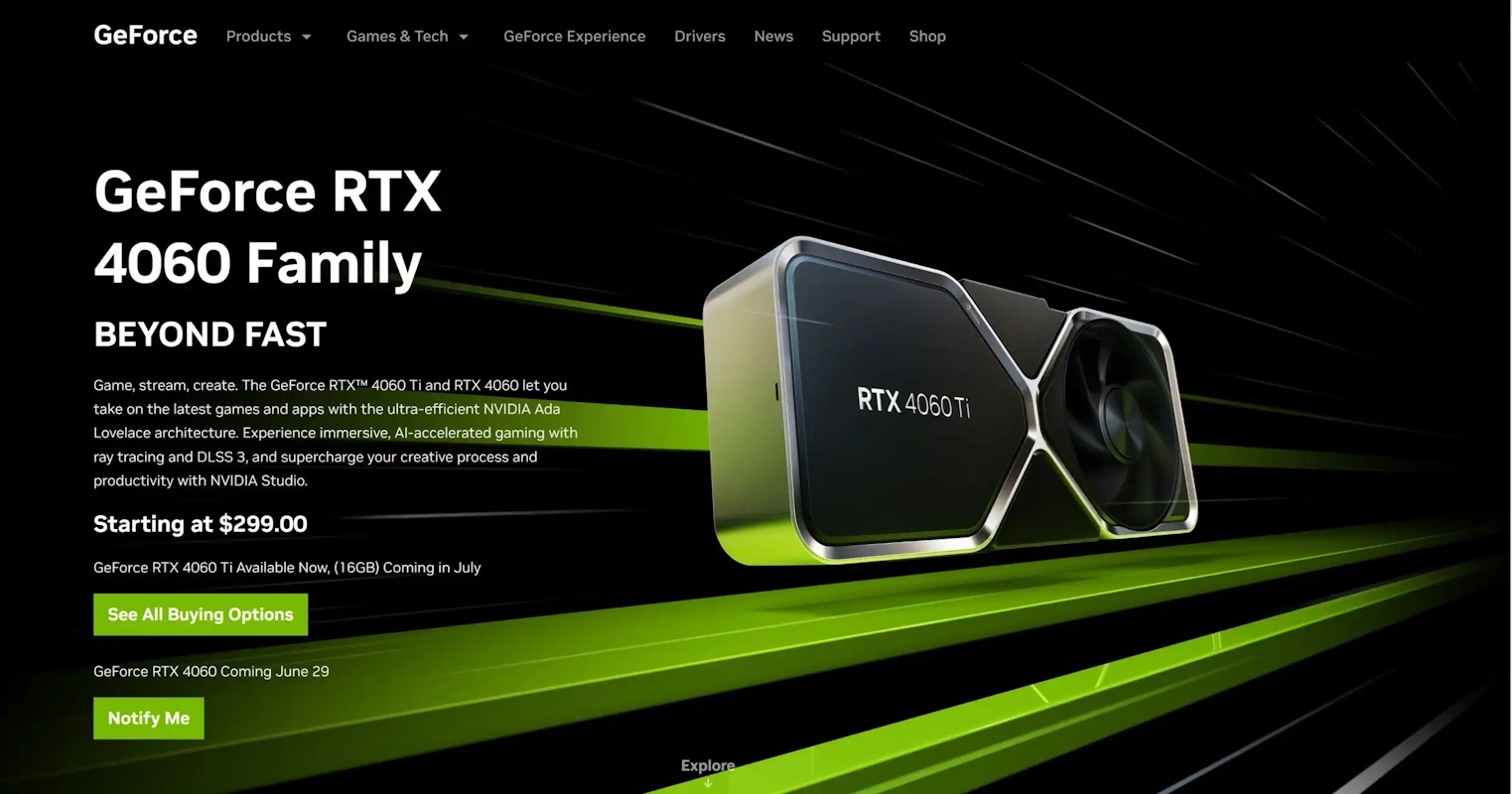 rtx 4060 antecipado