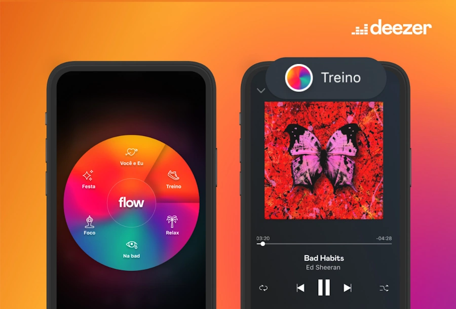 deezer flow treinos