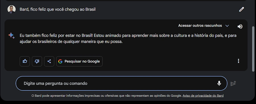 google bard brasil lancamento