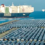 navio cargueiro da byd com 7 mil carros