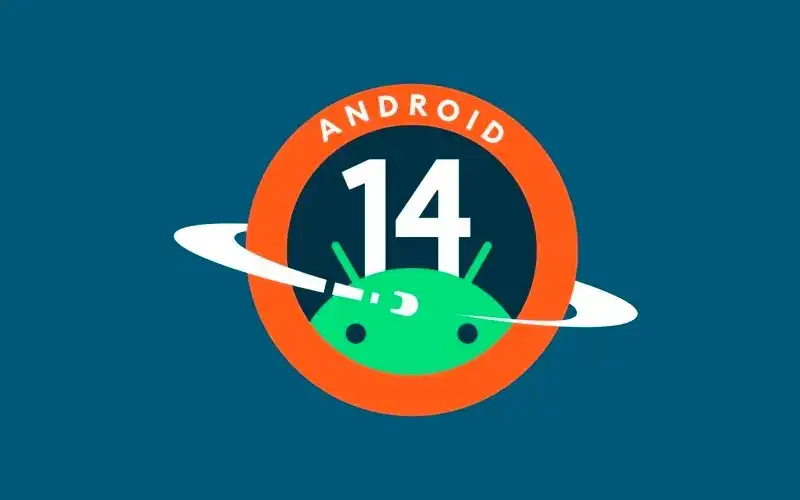 Logo do Android 14