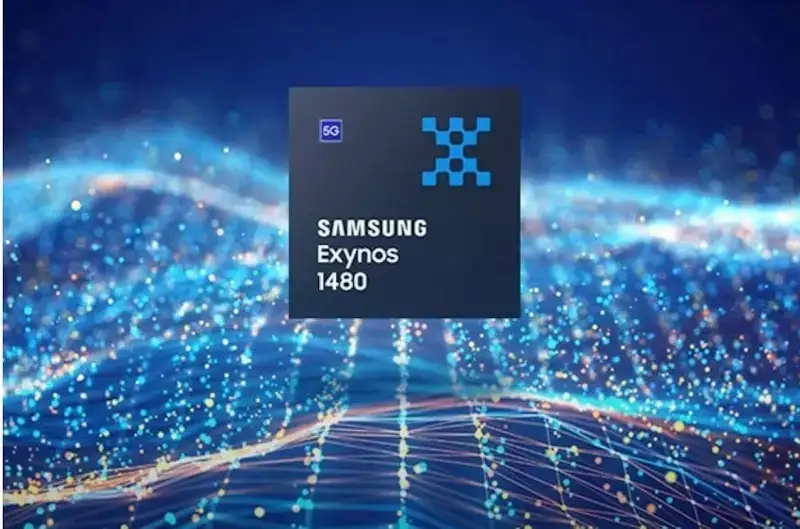 Imagem ilustrativa do chipset Exynos 1480 da Samsung