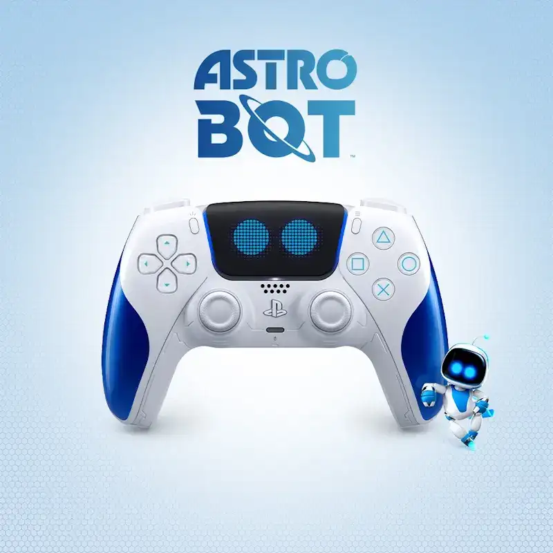 Novo controle de PS5 DualSense com tema de Astro Bot