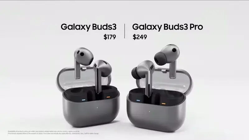 galaxy buds 3 e 3 pro preco