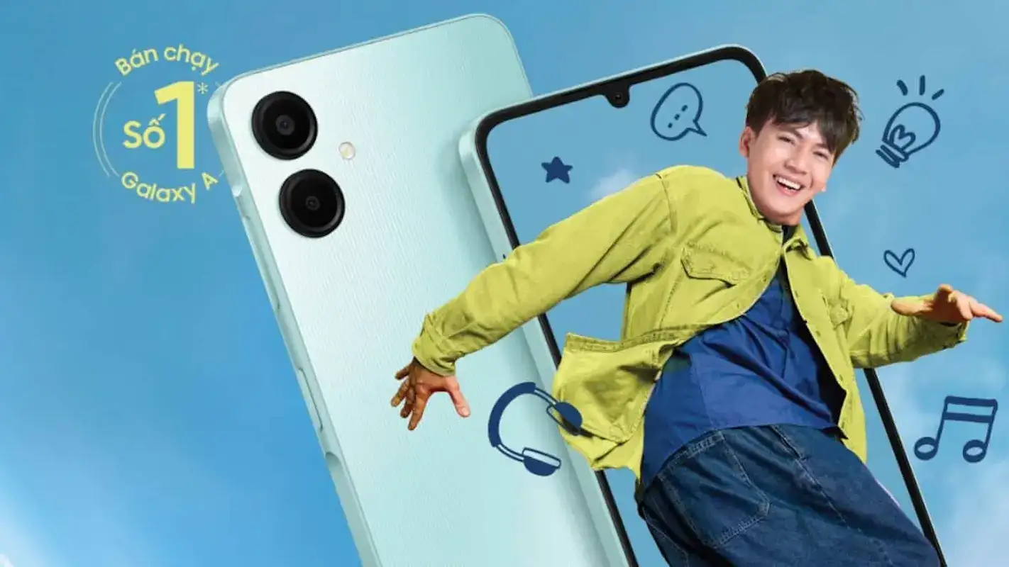 Imagem de divulgação do Samsung Galaxy A06