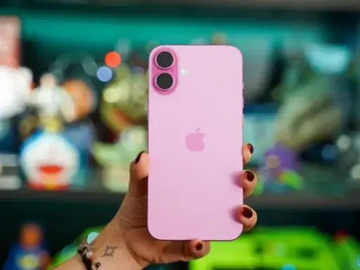 Apple iphone 16 plus rosa traseira