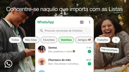 whatsapp filtros conversas