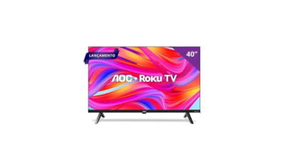 aoc roku tv 40 polegadas