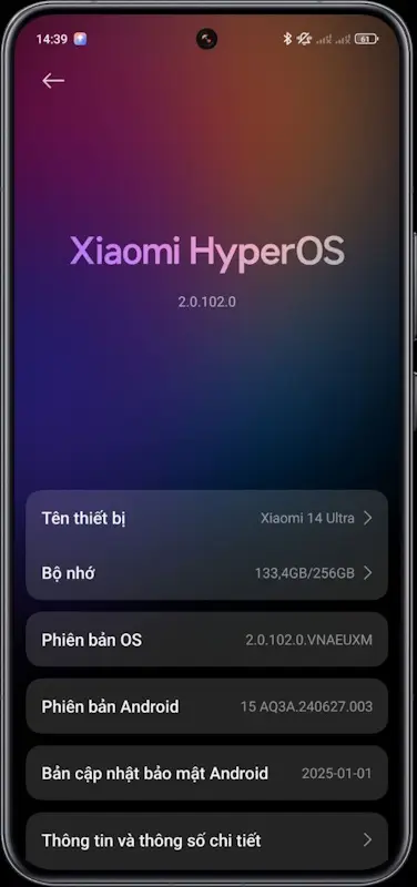 hyperos 2.1 xiaomi 14 ultra